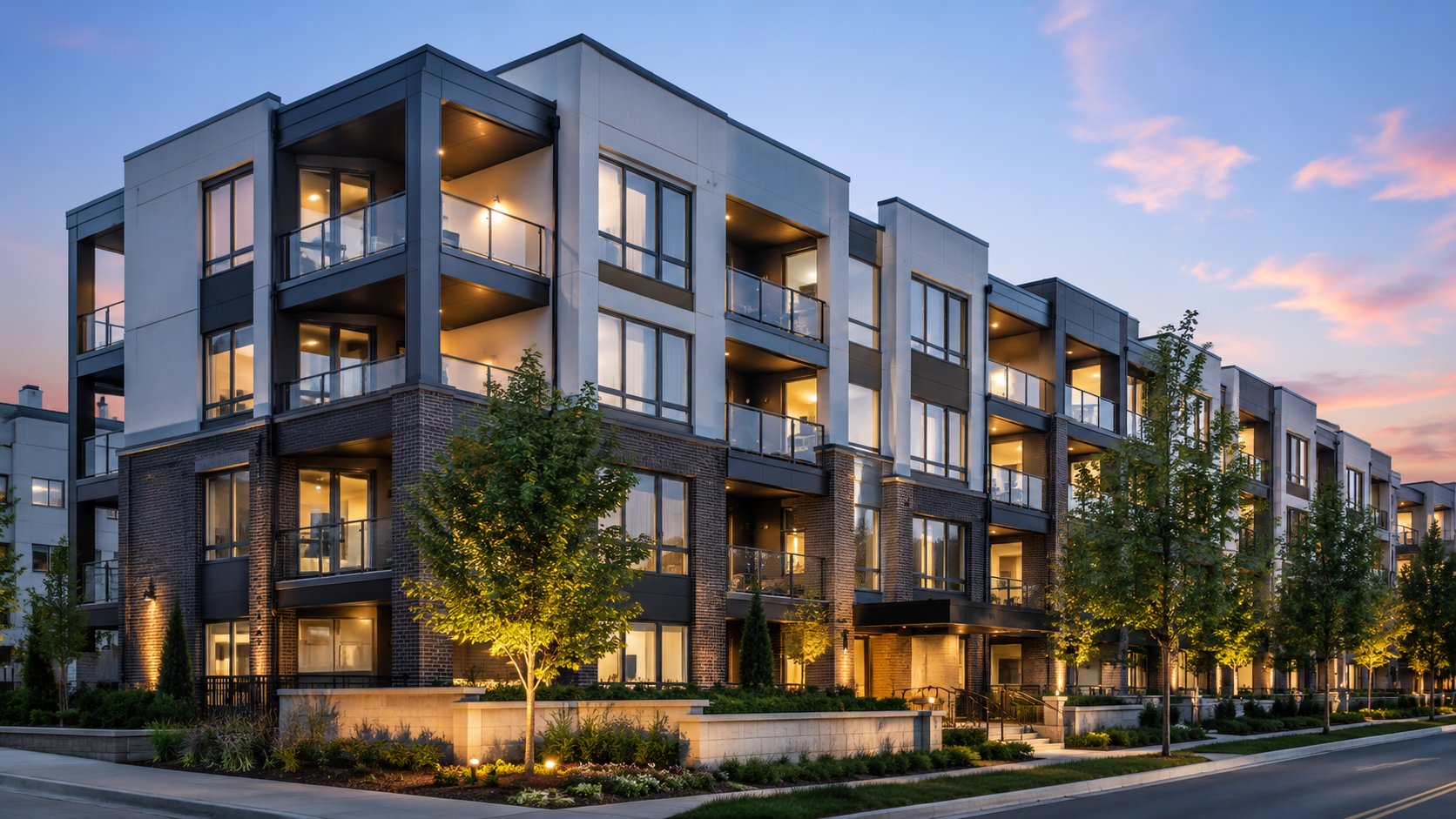 Completed medium-density residential development funded across the capital stack